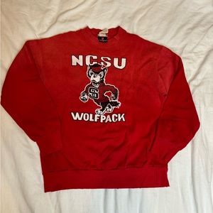 I Stole My Boyfriend’s Shirt Vintage NC State Crewneck